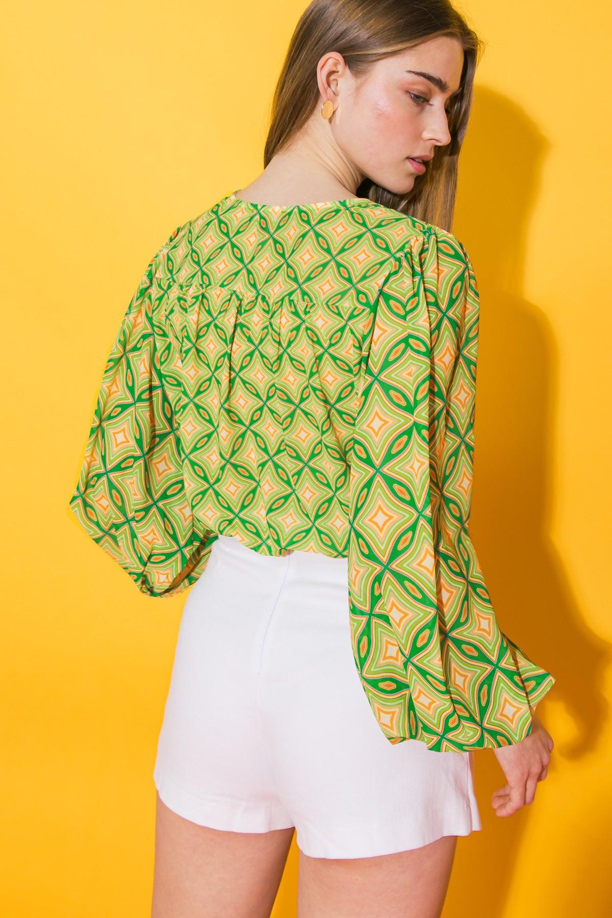 SUGAR BEACH RESORT WOVEN TOP.