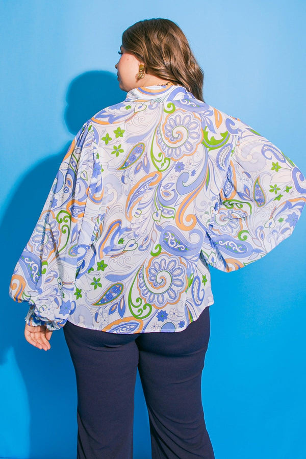 FEELING JOYFUL WOVEN TOP - Flying Tomato - TOPS - Flying Tomato