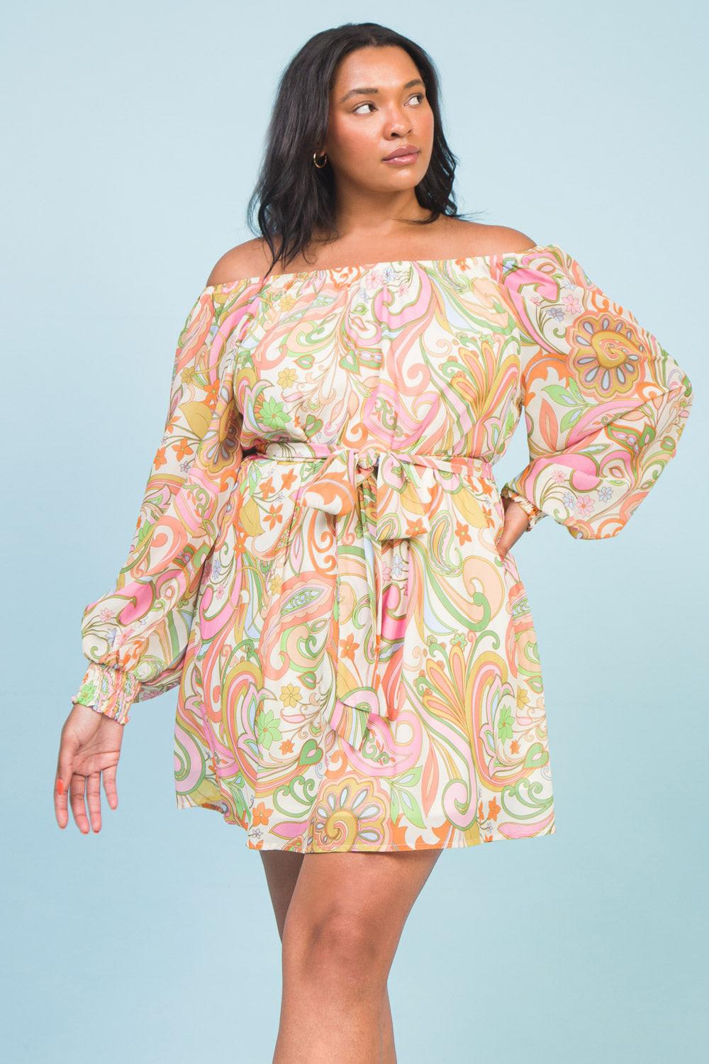 HAVE HARMONY WOVEN MINI DRESS.