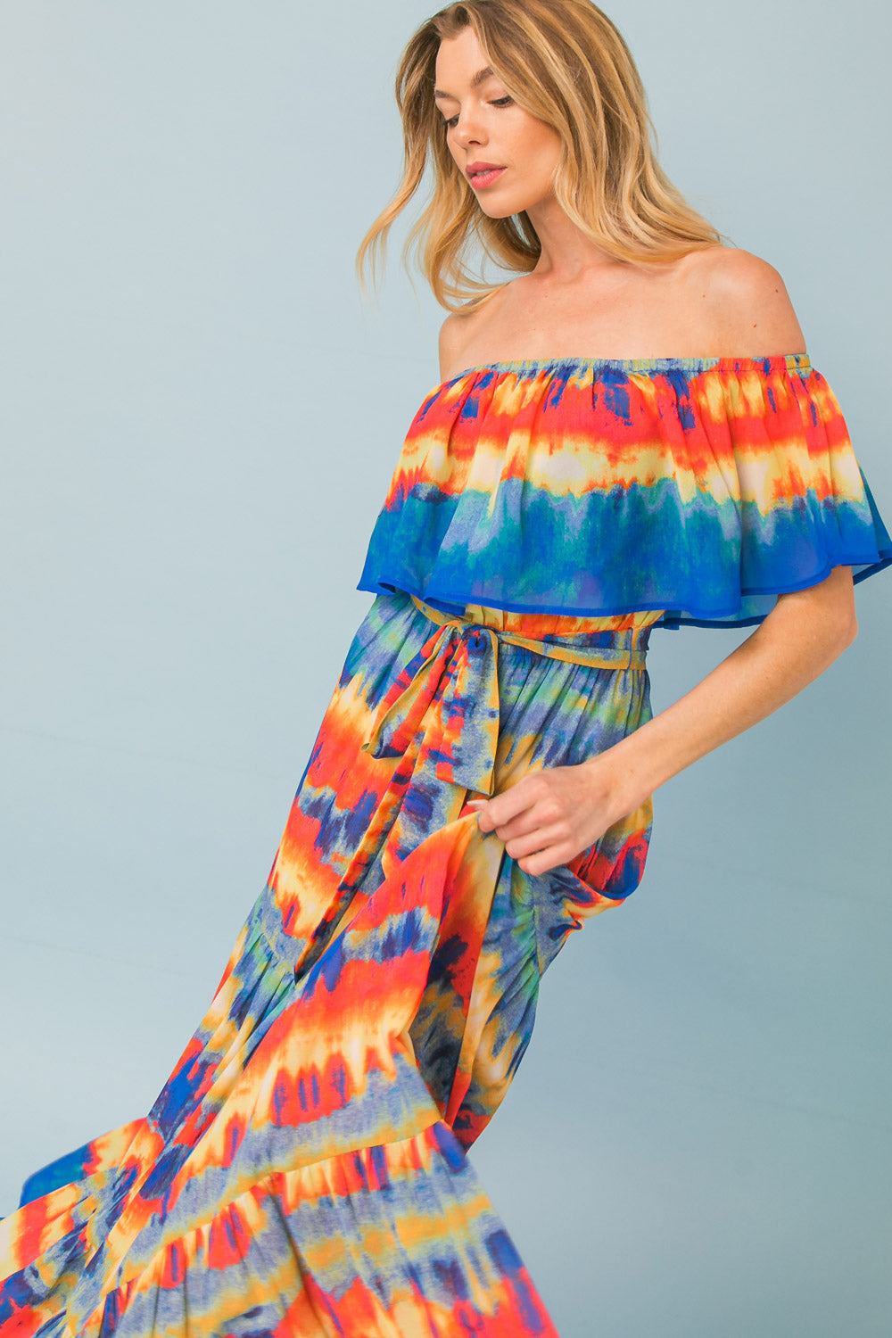 WAY TOO DARLING WOVEN MAXI DRESS