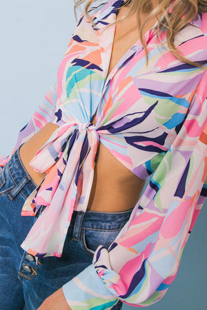 SEASIDE STATE OF MIND WOVEN TOP.