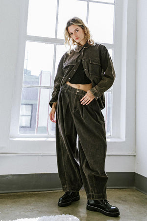 STUCK IN YOUR WAYS DENIM PANTS.