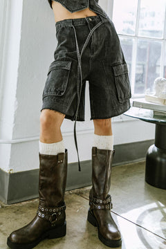 A BETTER DAY DENIM SHORTS.