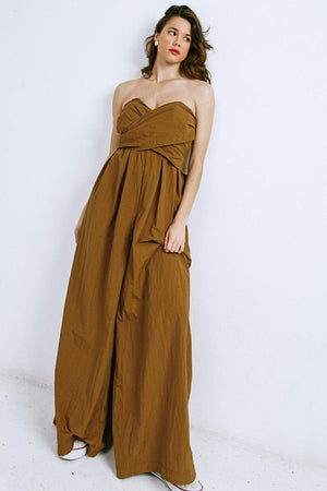 THINK ABOUT ME WOVEN JUMPSUIT.