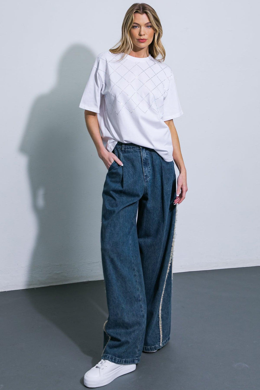 ALL OR NOTHING WASHED DENIM.