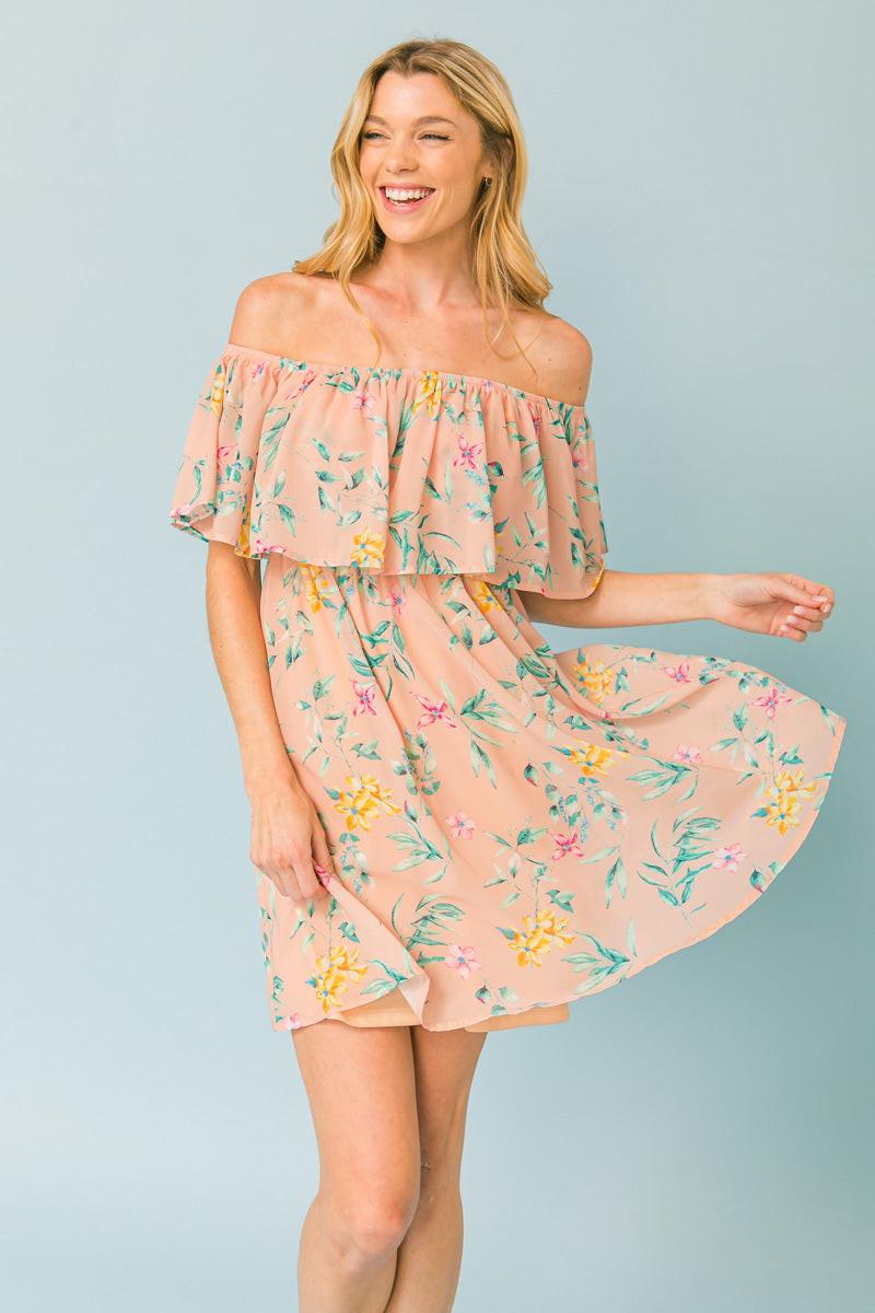 CREATIVE VISION WOVEN MINI DRESS - Flying Tomato - DRESSES - Flying Tomato