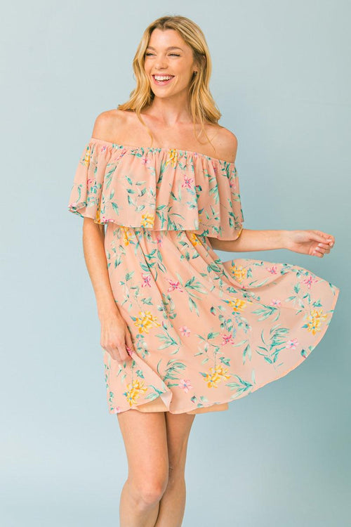 CREATIVE VISION WOVEN MINI DRESS - Flying Tomato - DRESSES - Flying Tomato