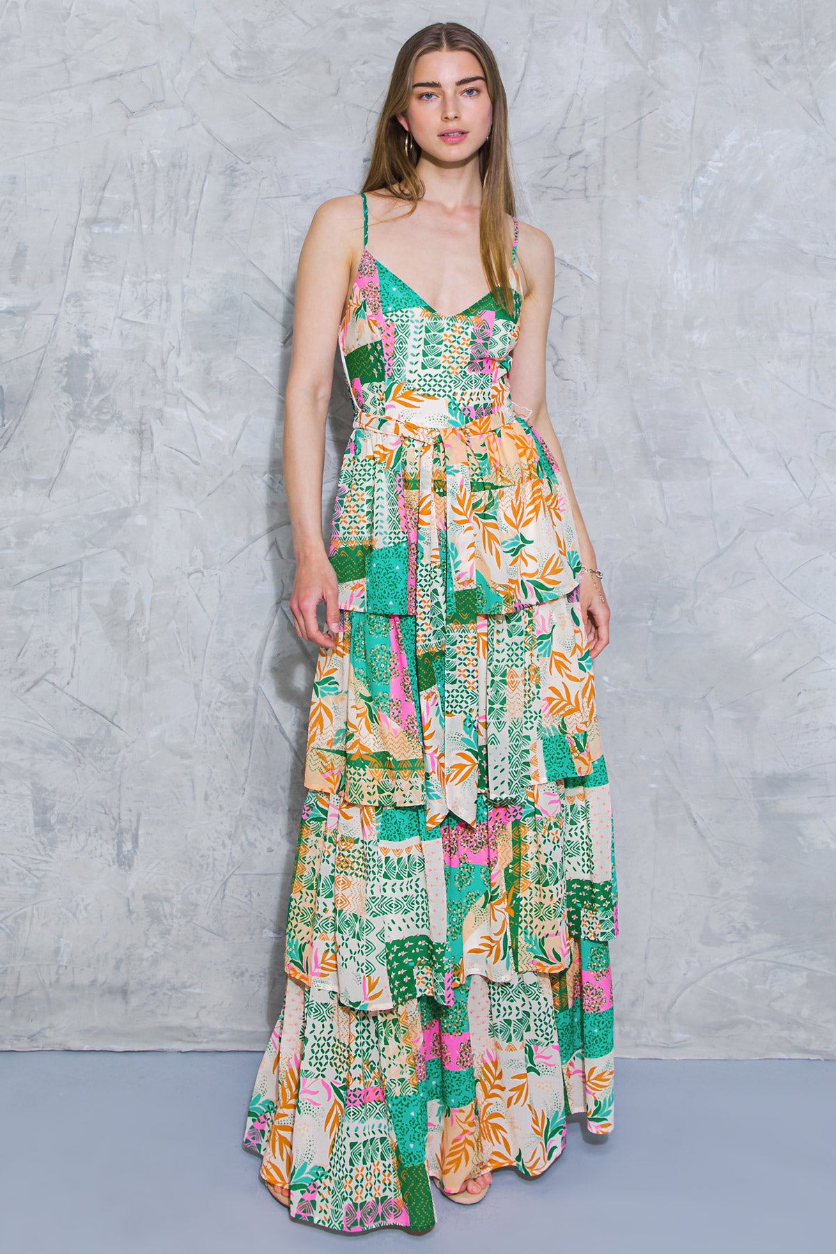 GONE WITH THE BREEZE WOVEN MAXI DRESS