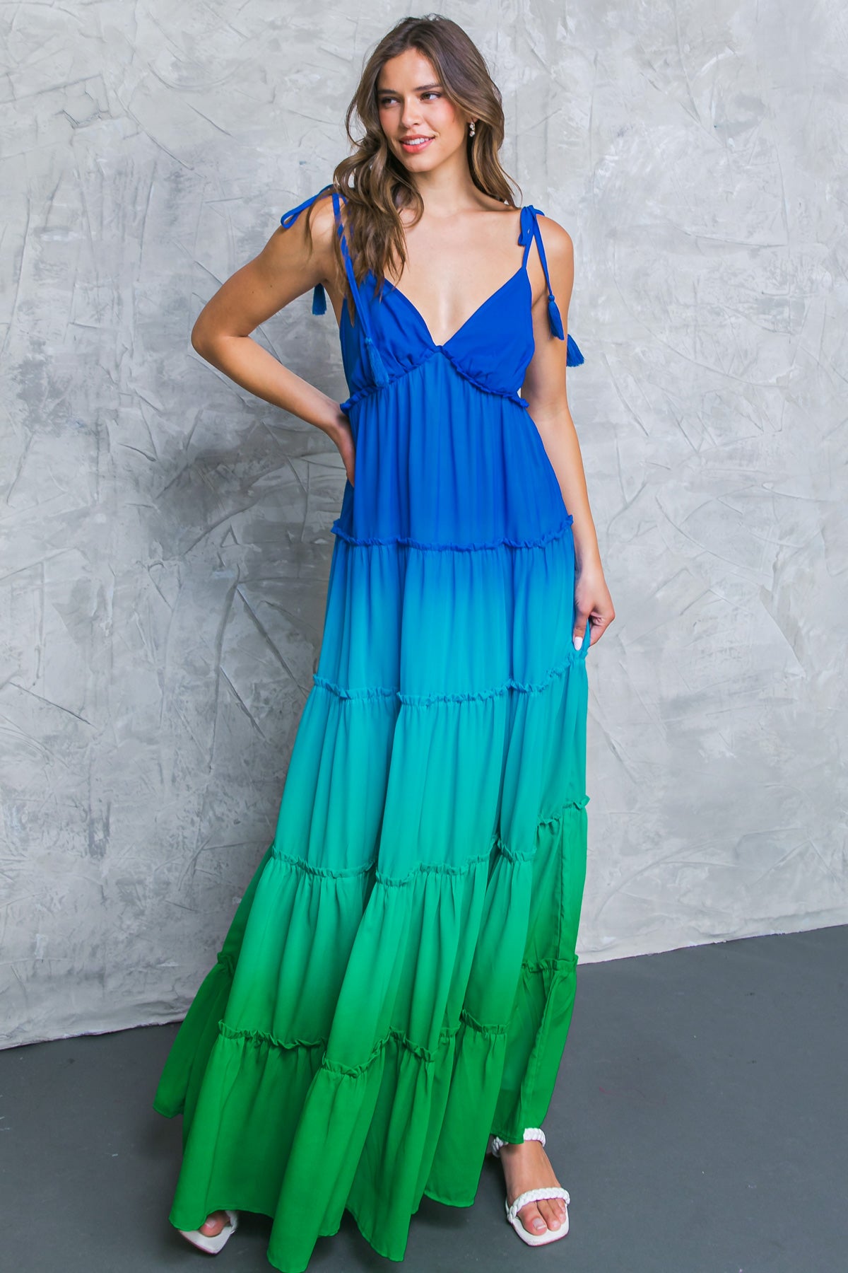 ALL I WANT IS YOU WOVEN MAXI DRESS