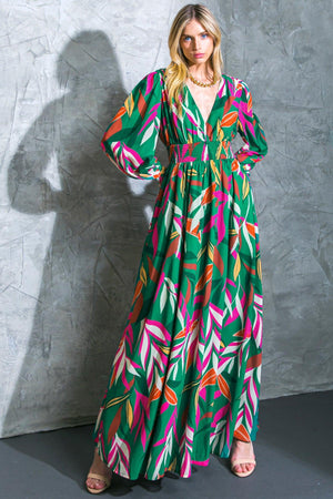 GONE COASTAL WOVEN MAXI DRESS.