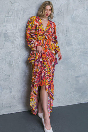 WONDERFUL SOUL WOVEN MAXI DRESS.