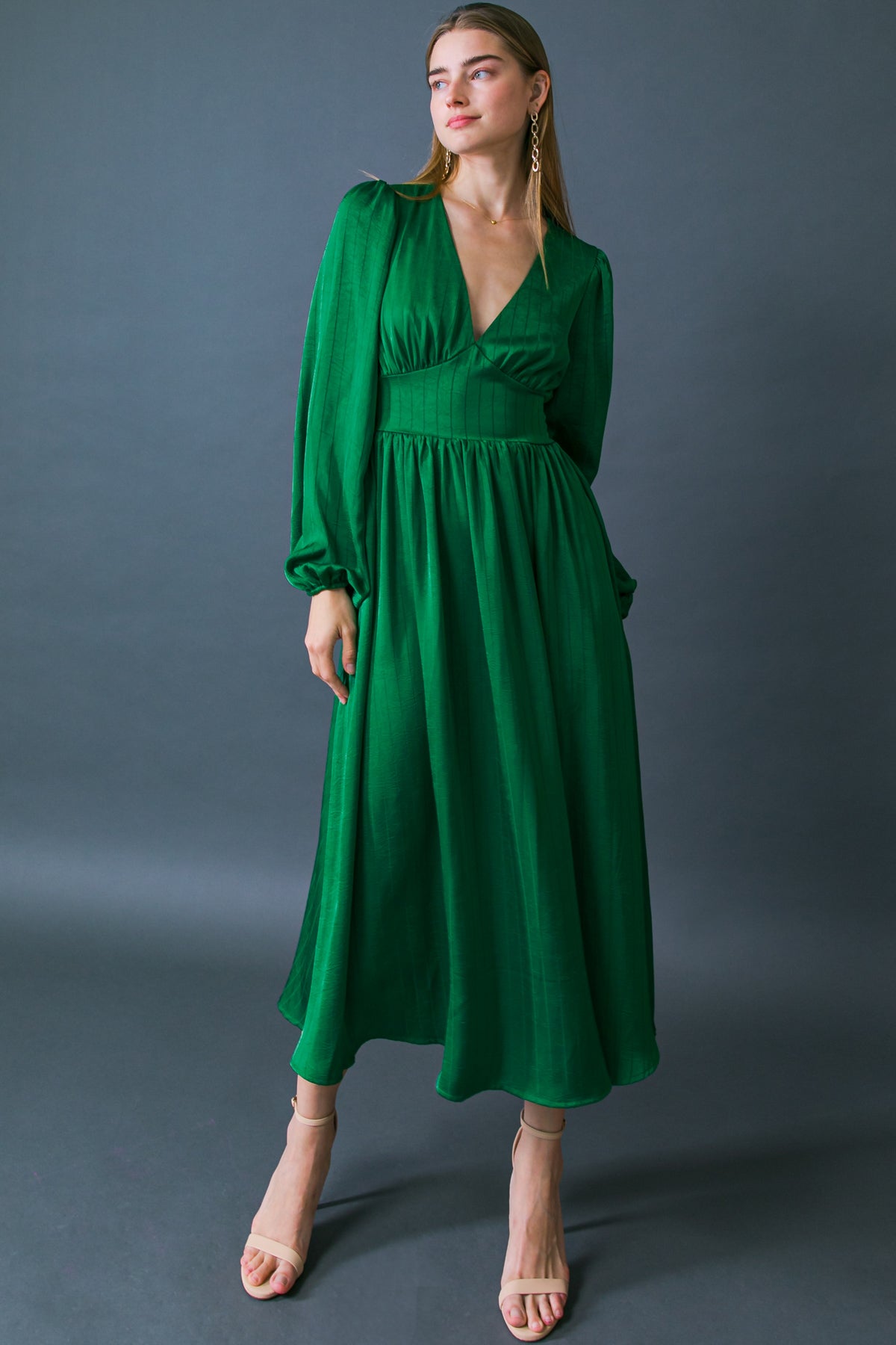 ALL I EVER WANTED WOVEN MIDI DRESS