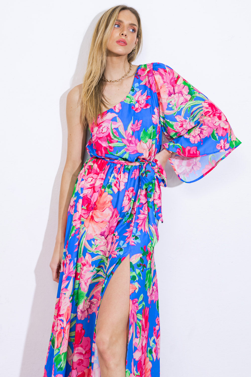 NEVER REPLACE YOU WOVEN MAXI DRESS