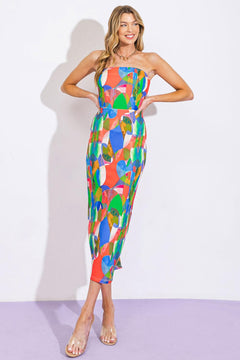DANCING DIVA PONTI TUBE DRESS.