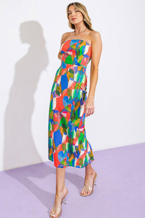 DANCING DIVA PONTI TUBE DRESS.