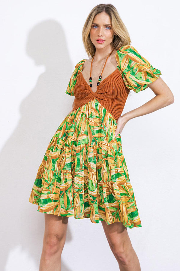 BEACH BUM GIRL'S MINI DRESS.