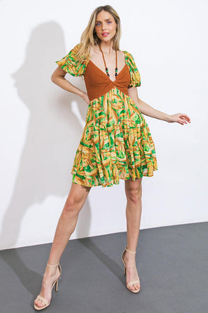 BEACH BUM GIRL'S MINI DRESS.