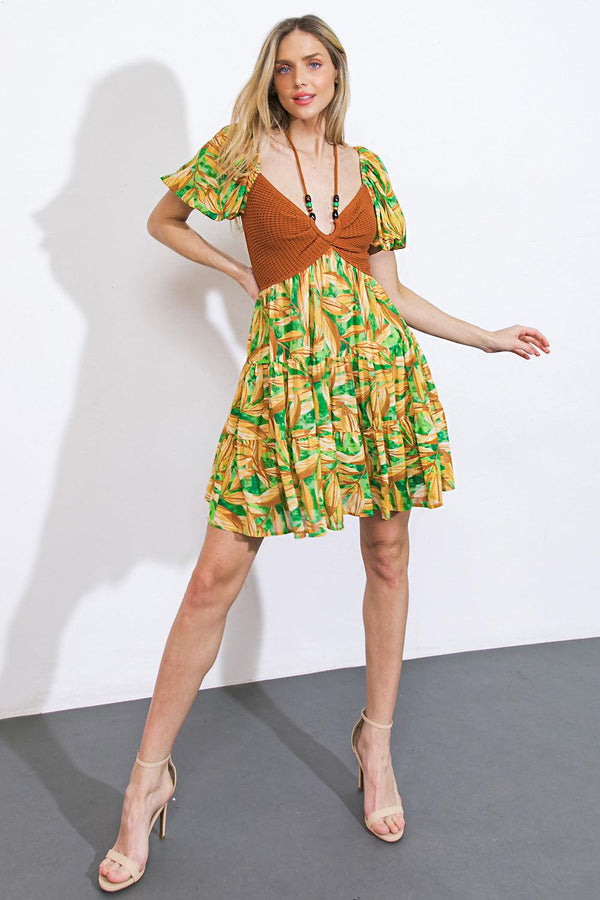BEACH BUM GIRL'S MINI DRESS.
