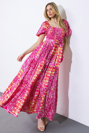 A LEAP OF FAITH WOVEN MAXI DRESS.