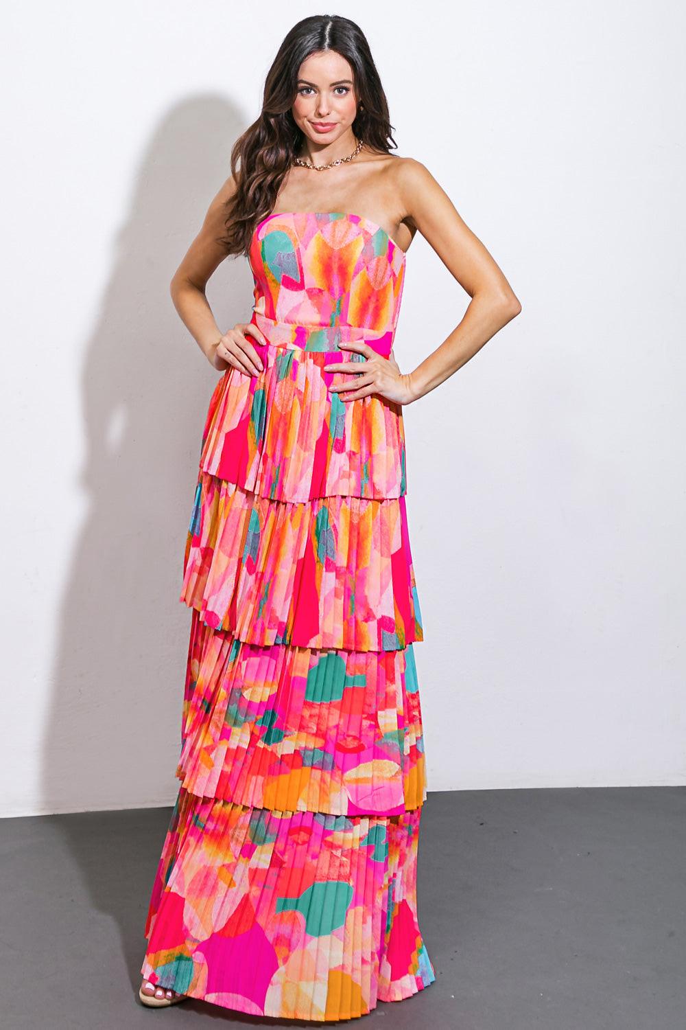 HOW I'M FEELING WOVEN MAXI DRESS.