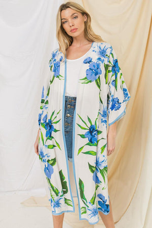 LAGUNA BEACH KIMONO COVER UP - Flying Tomato - JACKETS - Flying Tomato