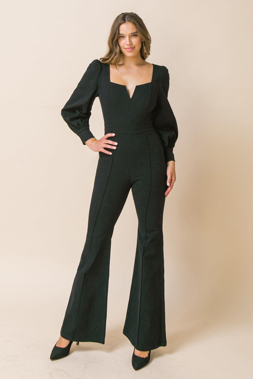 THE KIND OF LOVE WE MAKE DENIM JUMPSUIT.