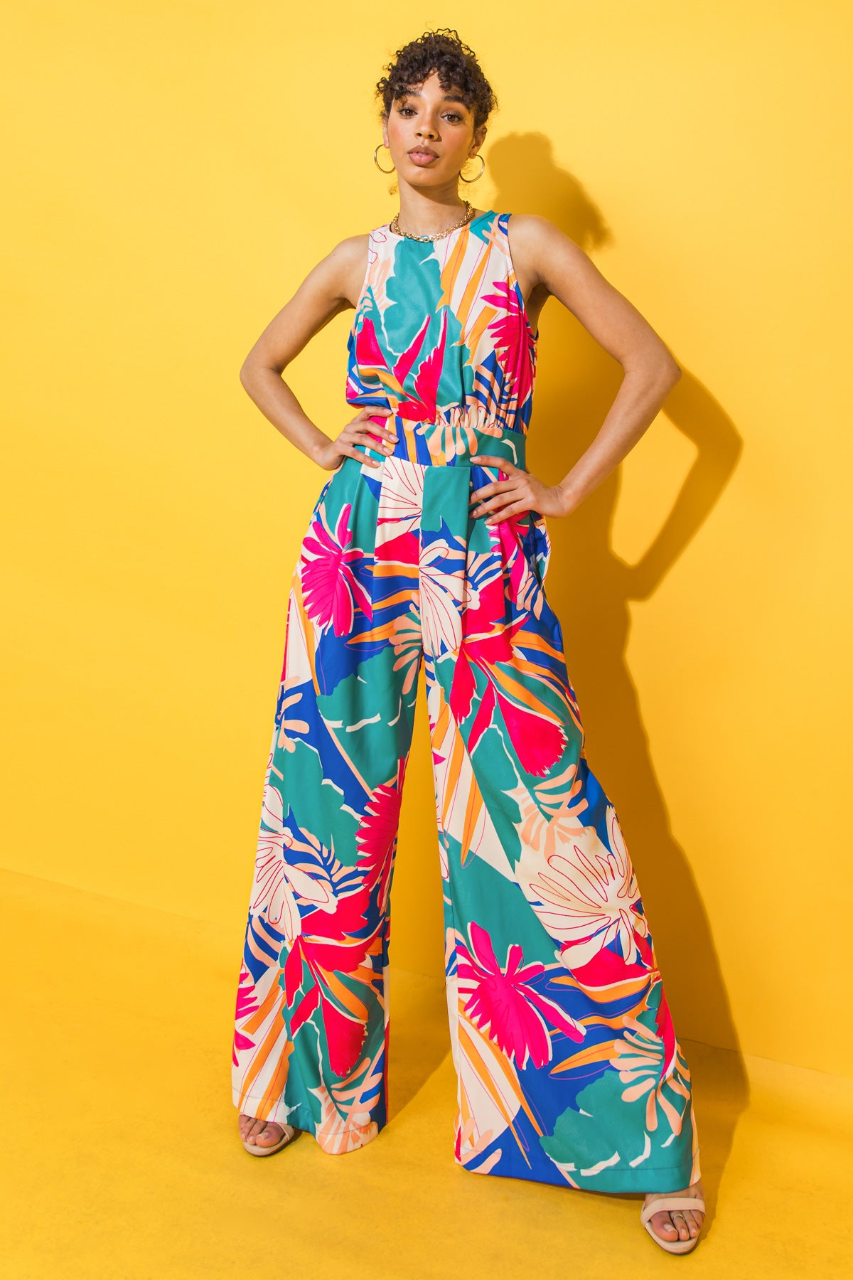 BE WHAT YOU WANT WOVEN JUMPSUIT