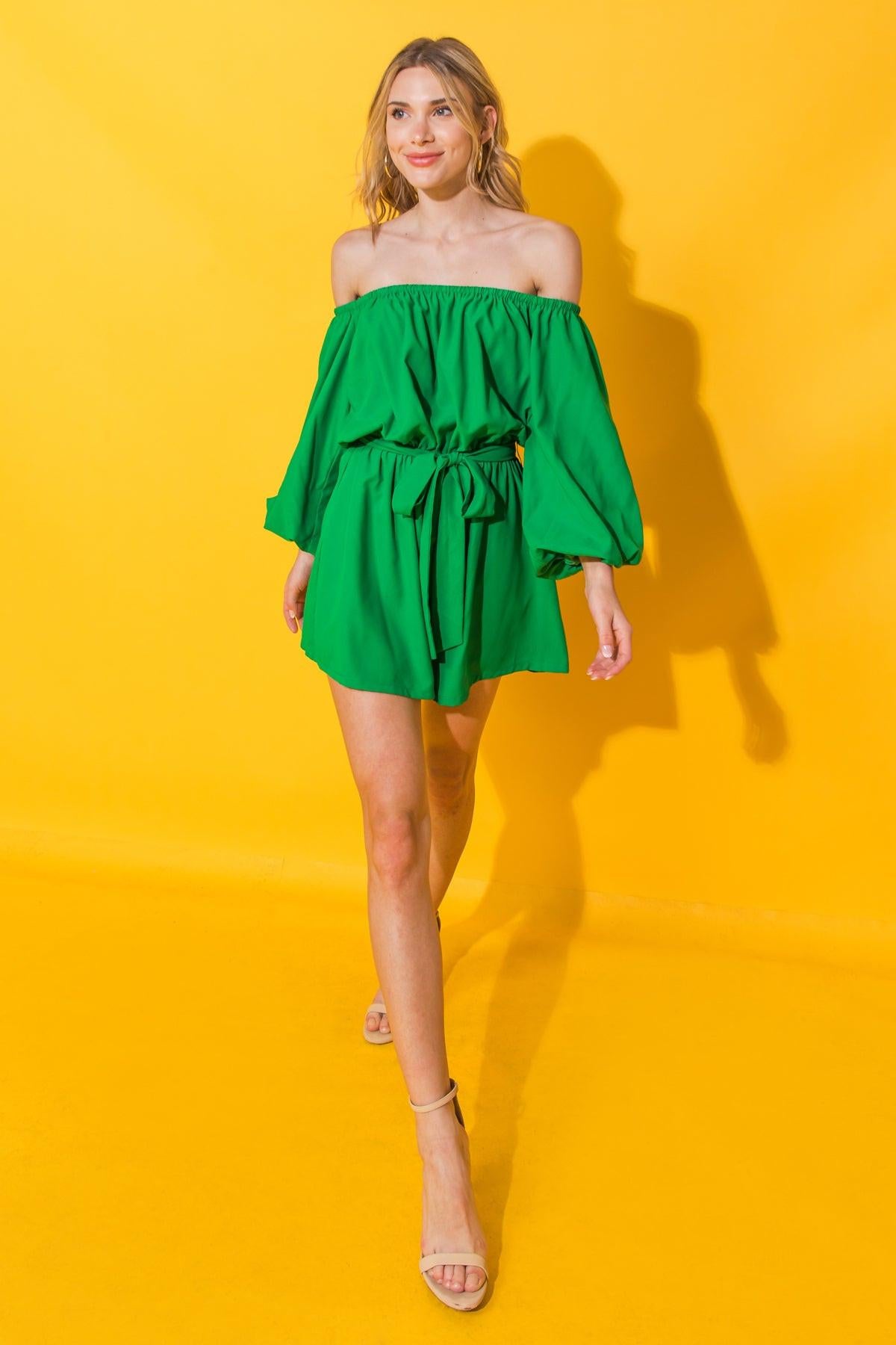 TALK ABOUT WOVEN ROMPER.