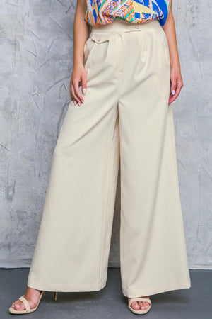 DELICATE FEELINGS WOVEN PANTS.