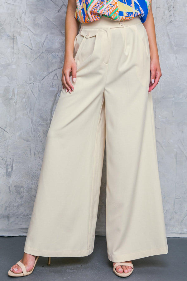 DELICATE FEELINGS WOVEN PANTS.