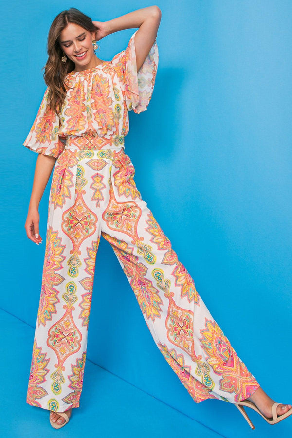 HAPPY EVER AFTER WOVEN PANTS.