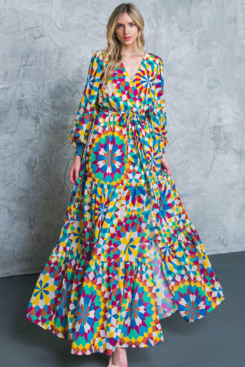 EVERYTHING I LOVE WOVEN MAXI DRESS.