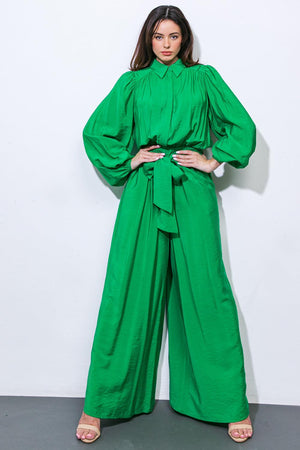 READY FOR TODAY WOVEN JUMPSUIT.