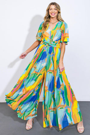 SPIRIT OF NOEL WOVEN JUMPSUIT.