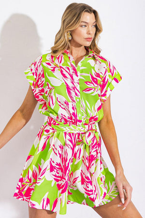 ONLY A MEMORY WOVEN ROMPER.