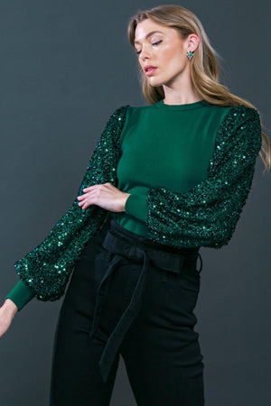 FEELING THE FUN SWEATER TOP.