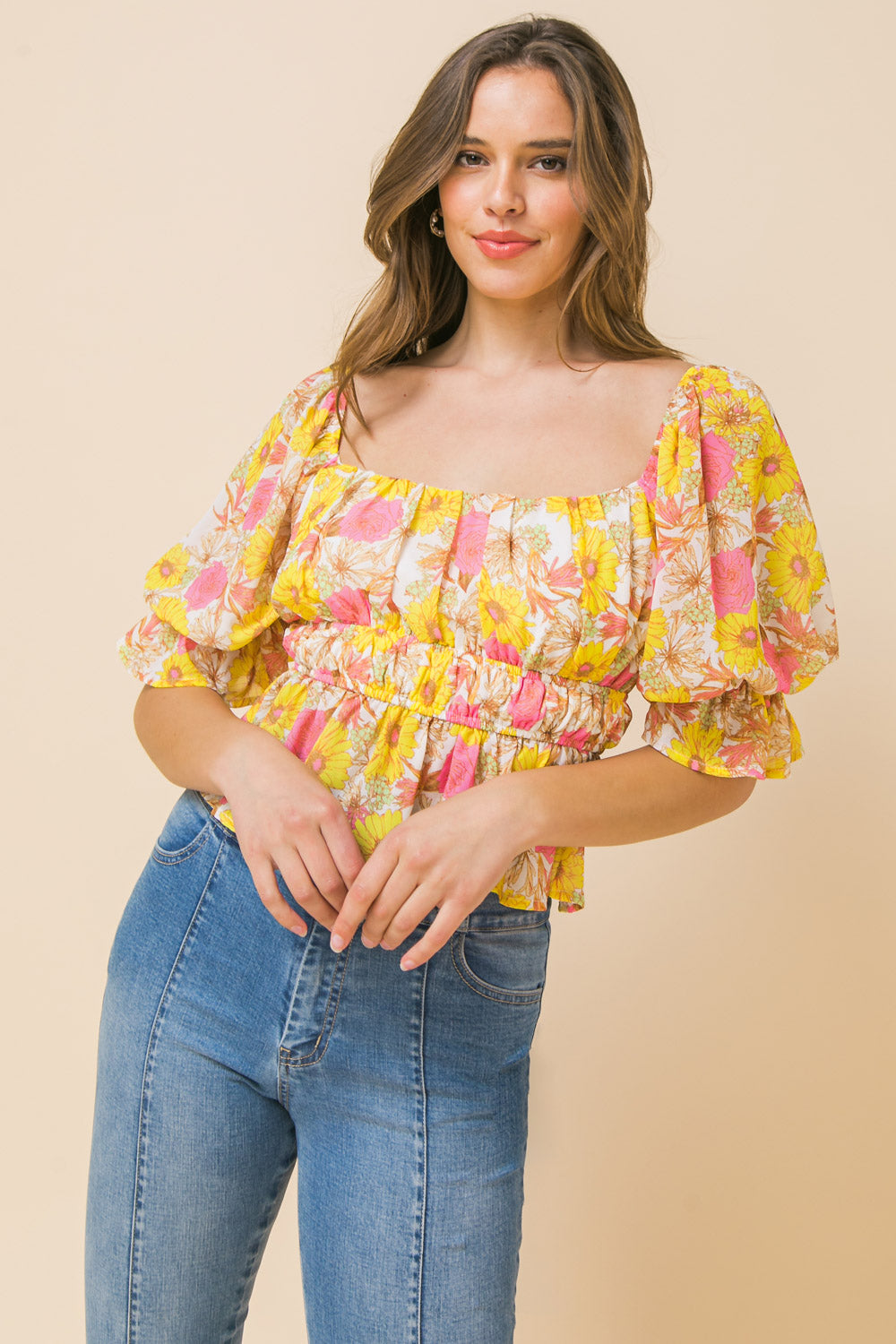 OUR LOVE CONNECTION WOVEN TOP