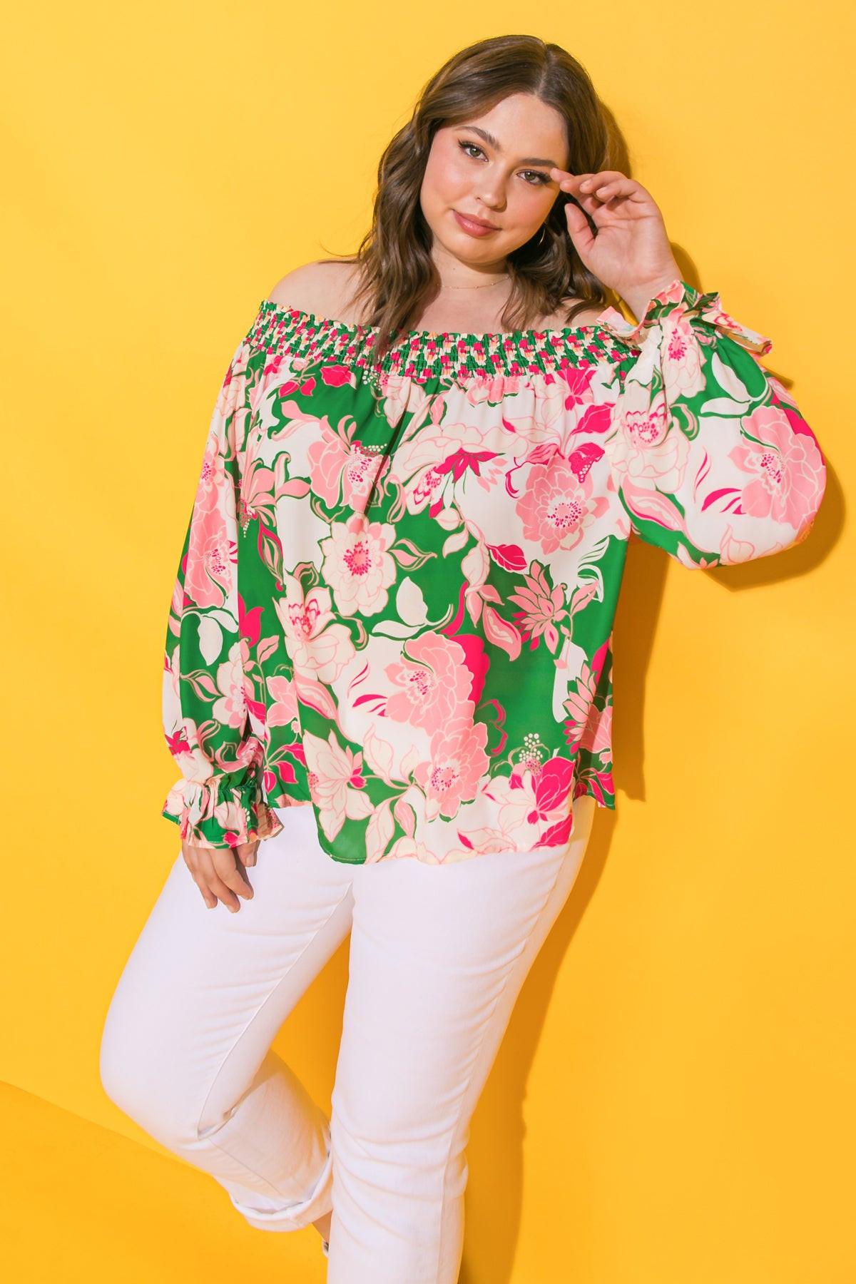 BREAK THE RULES WOVEN TOP.