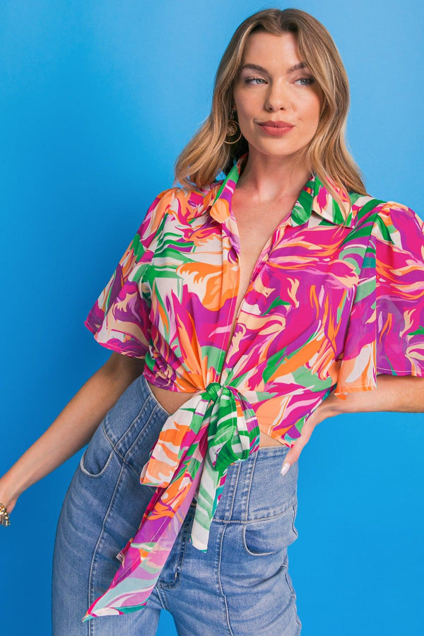 STAND BY ME WOVEN TOP.