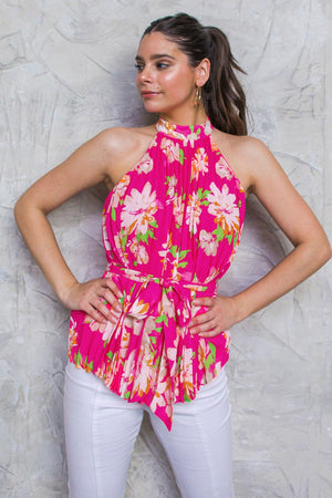 CLOSER TO YOU WOVEN TOP.