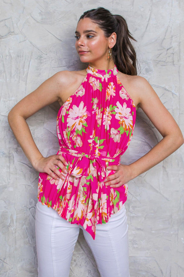 CLOSER TO YOU WOVEN TOP.