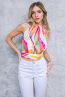 SUBTLE SWEETNESS WOVEN TOP.