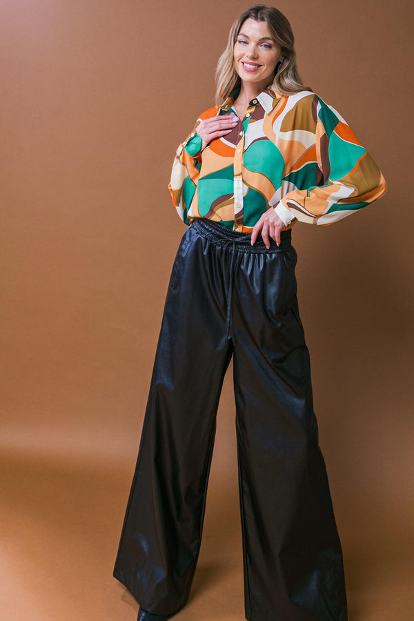 LOVINGLY YOURS WOVEN TOP.