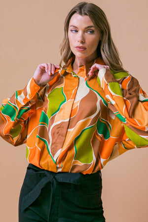 SWEETEST ENTRANCE WOVEN TOP.