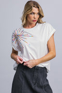 TALK ABOUT BEAUTY KNIT TOP.