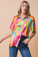 ELEVATED OPTION WOVEN TOP.