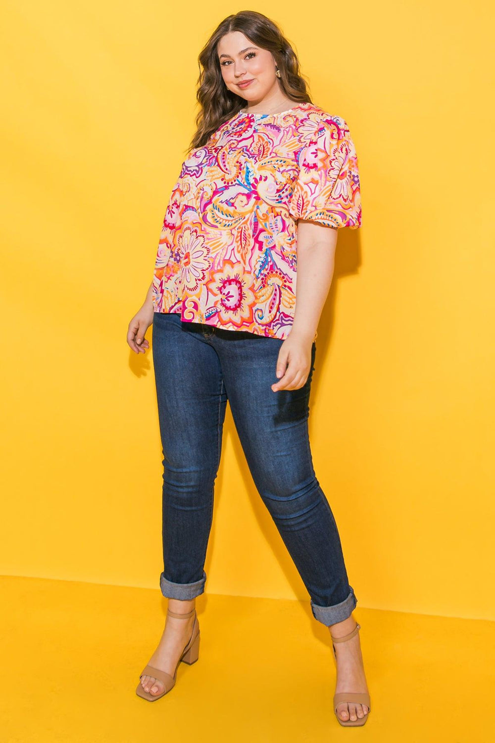 READY TO RUN WOVEN TOP.