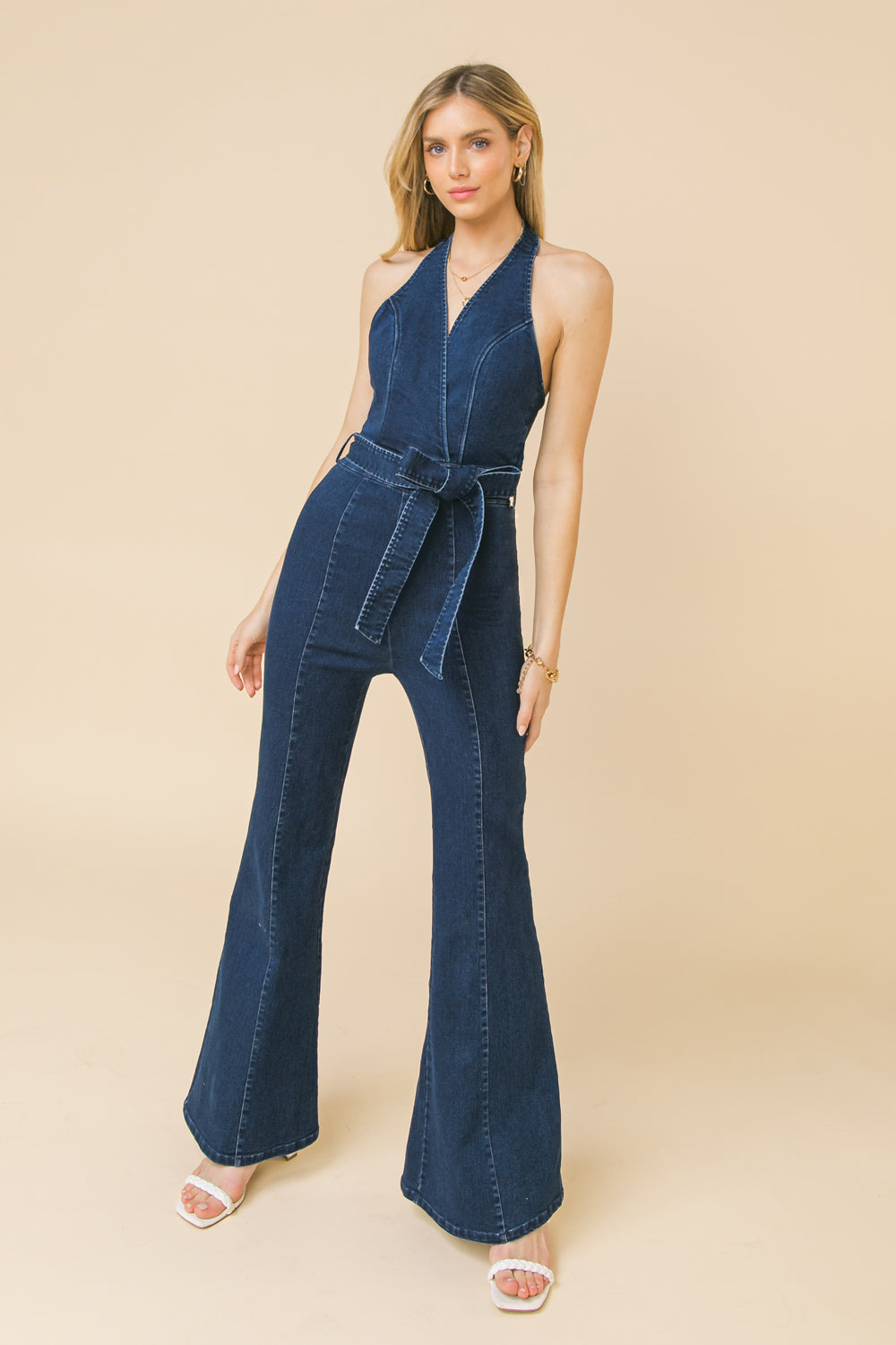 LOVED MY YOU DENIM JUMPSUIT