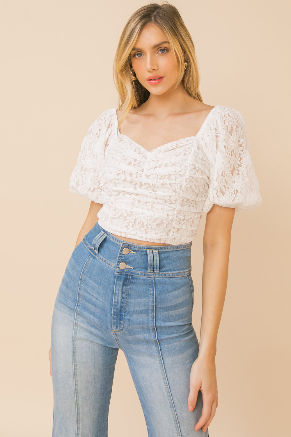 SUMMER TRAVELS LACE TOP