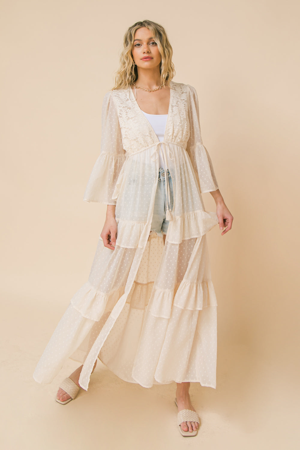 MEADOW FLOWERS MAXI COVER UP
